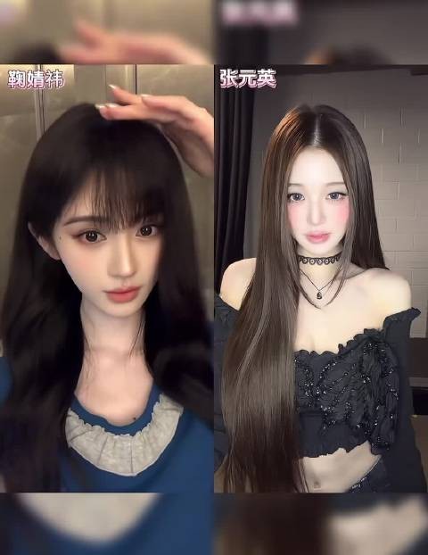 中韩顶流女爱豆同款手势舞，镜头感真不是盖的