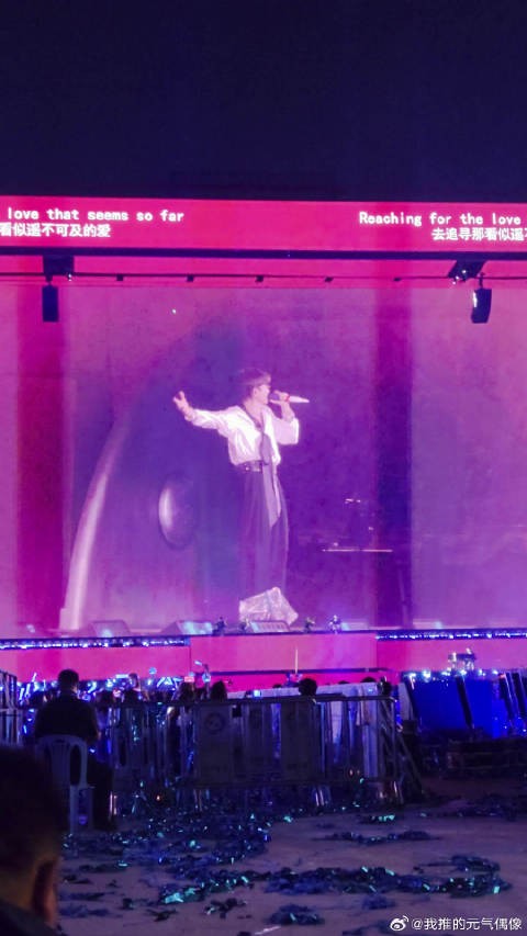 张杰从来不会让奔赴现场的歌迷失望！