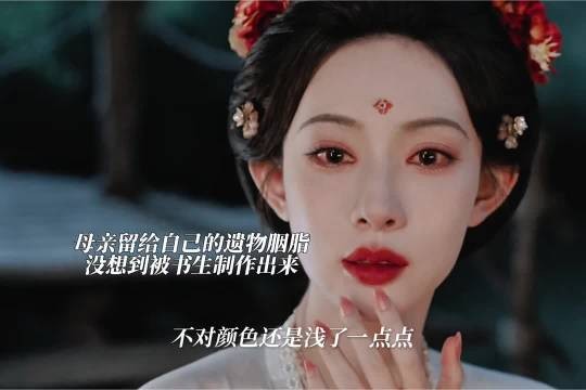 想不到母亲的遗物居然被书生做出来了