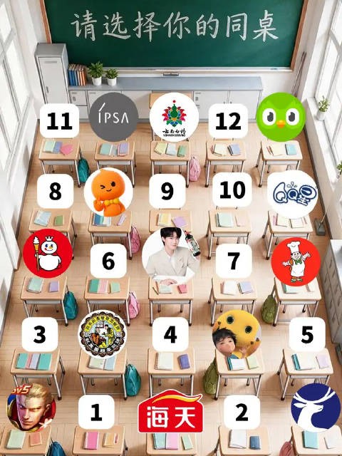 仔花了0秒就选好了座位,你也试试吧 酱油仔疯狂暗示